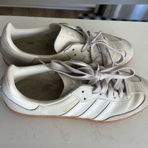 Adidas Samba Originals Beige/white size 9